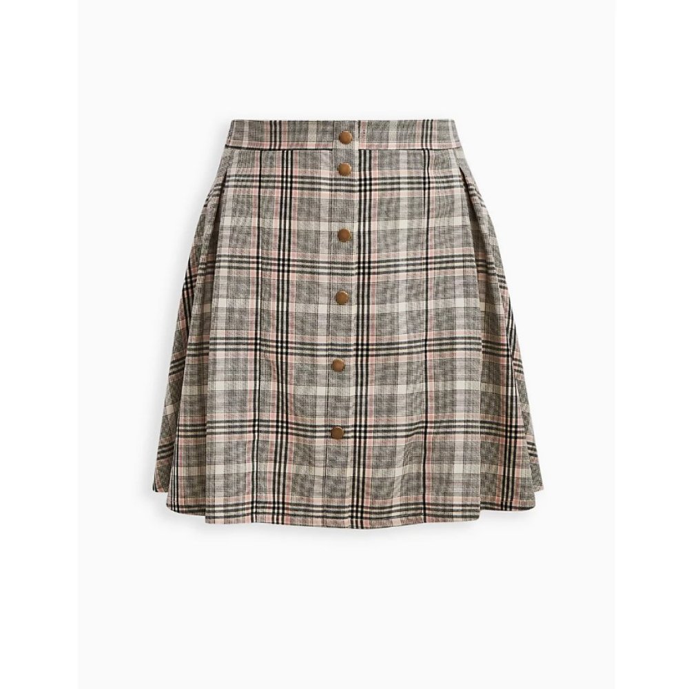 Torrid Twill Plaid Mini Skirt 00